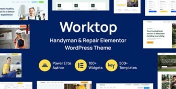 Worktop - Handyman & Repair Elementor WordPress Theme