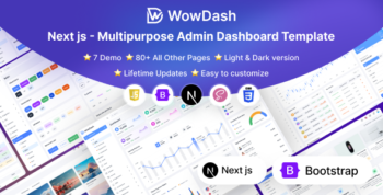 WowDash - Next JS - Admin Dashboard Template Multipurpose