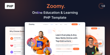 Zoomy - Lightweight LMS & Education PHP Theme