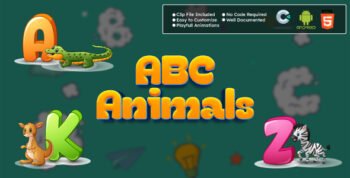 ABC Animals Game - Educational Game - Kids Game (HTML5, Android)