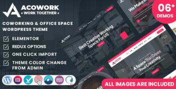 Acowork - Coworking & Office Space WordPress Theme