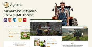 Agritex - Agriculture & Organic Farm HTML Template