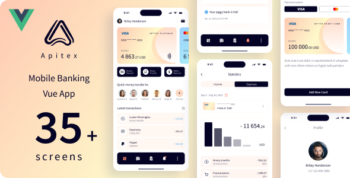 Apitex - Mobile Banking Vue App | PWA