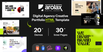 Arolax | Creative Digital Agency Template