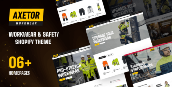 Axetor - Workwear & Safety Shopify Theme