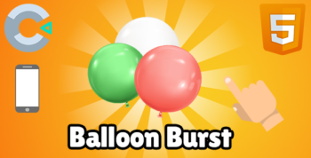 Balloon Burst - Hyper Casual game Construct 3 - HTML5 JS - Education Game