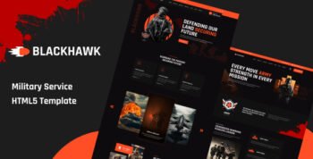 BlackHawak - Military Service HTML5 Template