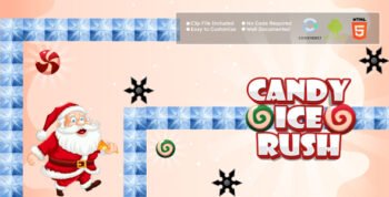 Candy Ice Rush Game - Puzzle Game - Casual Game - HTML5 & Android