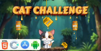 Cat Challenge - HTML5 Construct3 Game