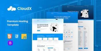 CloudX - Premium Hosting Template