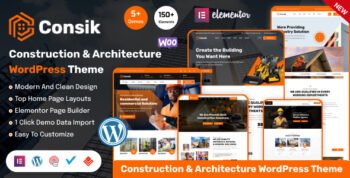 Consik - Construction, Building & Architecture WordPress Theme