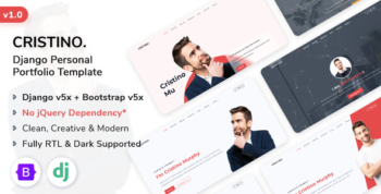 Cristino - Django Personal Portfolio Template