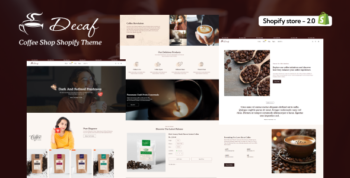 Decaf - Coffee House Shopify Theme