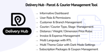 Delivery Hub SaaS - Parcel & Courier Management Tool