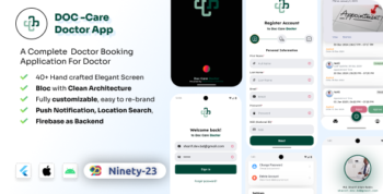 Doctor Appointment For Doctor  - Flutter 3.0 | Android | iOS | BloC | Clean architecture | Fireabse