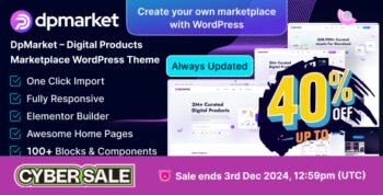 DpMarket – Digital Marketplace Multi-Vendor WooCommerce Theme Multipurpose