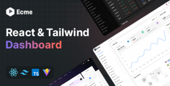 Ecme - React Tailwind Admin Template (React 19)