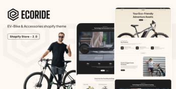 Ecoride | EV Bike Single Product Shopify Theme