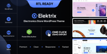 Elektrix - Electronics eCommerce WordPress Theme