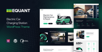 Equant - Electric Car Charging Station WordPress Theme