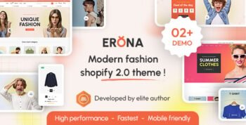 Erona - The Modern Fashion & Clothing Store Shopify 2.0 Theme