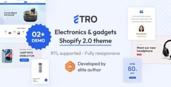 Etro - The Electronics & Gadgets Shopify 2.0 Theme