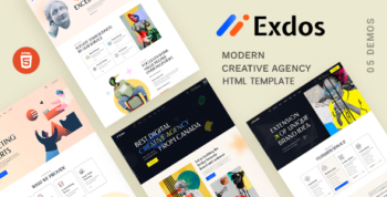 Exdos - Creative Agency HTML Template