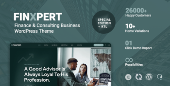 Finxpert - Finance & Consulting Business WordPress Theme