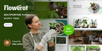 Flowerot - Multipurpose Plant Shopify 2.0 Theme