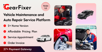 GearFixer - Car Service, Vehicle Maintenance and Auto Repair Service Platform