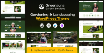 Greenaura - Gardening & Landscape WordPress Theme