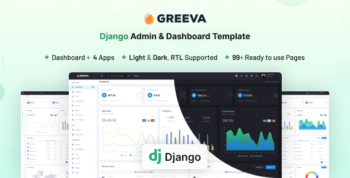 Greeva - Django Admin & Dashboard Template