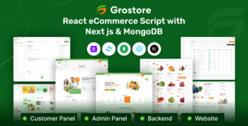 Grostore - React eCommerce Script with NextJs & MongoDB