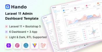 Hando - Laravel 11 Admin & Dashboard Template