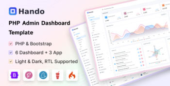 Hando - PHP Admin & Dashboard Template