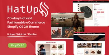 HatUp - Cowboy Hat and Fashionable eCommerce Shopify OS 2.0 Theme