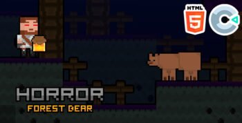 Horror Forest Bear - HTML5 Game - Construct 3