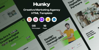 Hunky - Creative Agency & Portfolio HTML Template