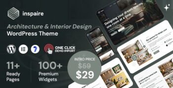 Inspaire - Architecture and Interior Design WordPress Theme