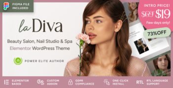 La Diva - Beauty Salon & Spa WordPress Theme