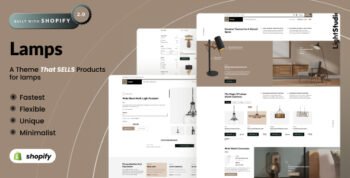 Lamps - Lighting & Interior Lights Shopify 2.0 Theme