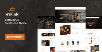 Leo Arucafe Elementor - Coffee Shop Prestashop Theme