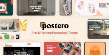 Leo Postero - Arts & Painting Prestashop Theme