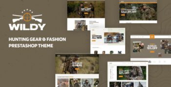 Leo Wildy Elementor - Hunting Gear & Fashion Prestashop Theme