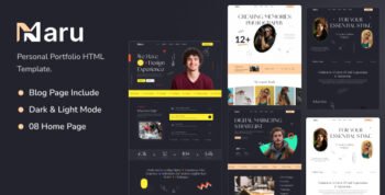 Maru – Personal Portfolio Websites