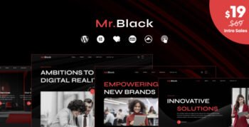 Mr.Black - Business Agency WordPress Theme