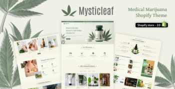 Mysticleaf - Medical Marijuana Shopify Store