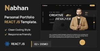 Nabhan - Personal Portfolio ReactJs Template