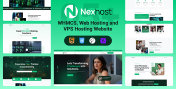 Nexhost - WHMCS, Web Hosting and VPS Hosting HTML Template