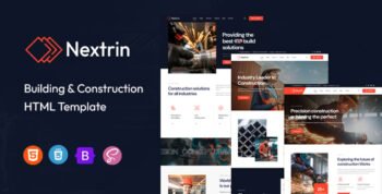 Nextrin | Construction HTML Template